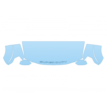 2021 FORD F-450 SUPER DUTY LIMITED HOOD FENDERS MIRRORS 30 INCH STRAIGHT (WRAPPED EDGES)