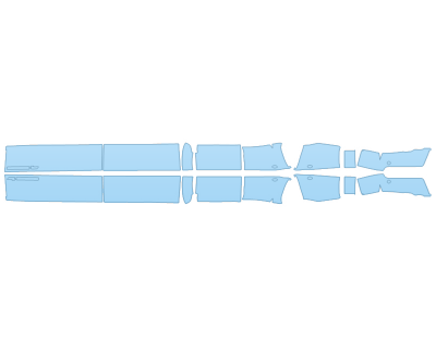 2021 FORD F-450 SUPER DUTY PLATINUM DOOR SPLASHES