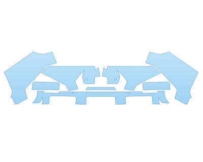 2026 TOYOTA 4RUNNER PLATINUM REAR BUMPER W SENSORS