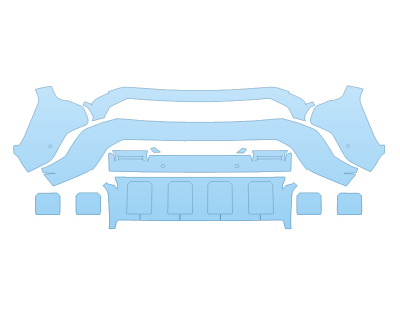 2026 TOYOTA 4RUNNER TRD PRO BUMPER W SENSORS 2026 TOYOTA 4RUNNER TRD PRO BUMPER W SENSORS