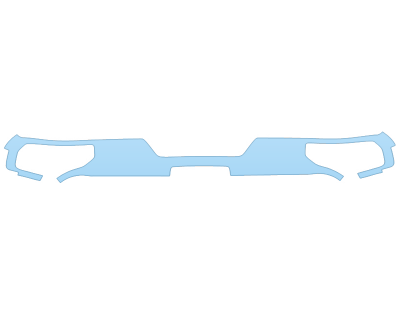 2023 GMC SIERRA 1500 PRO REAR BUMPER