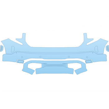 2023 GMC SIERRA 1500 SLE BUMPER W SENSORS