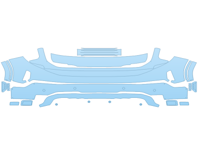 2023 GMC SIERRA 1500 SLE BUMPER W SENSORS