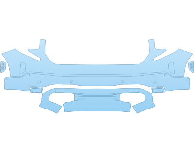 2023 GMC SIERRA 1500 SLT BUMPER W SENSORS
