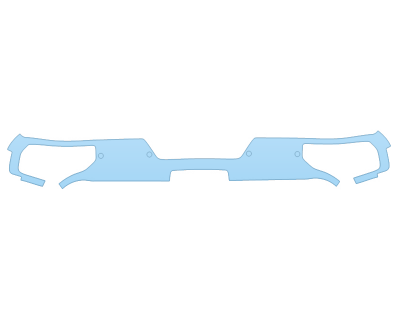 2023 GMC SIERRA 1500 SLT REAR BUMPER W SENSORS