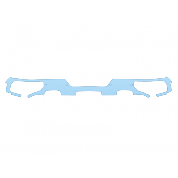 2022 GMC SIERRA 1500 SLT REAR BUMPER W SENSORS WITH EXHAUST