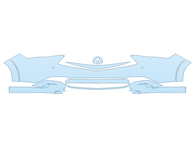 2025 ACURA ADX A-SPEC BUMPER W SENSORS