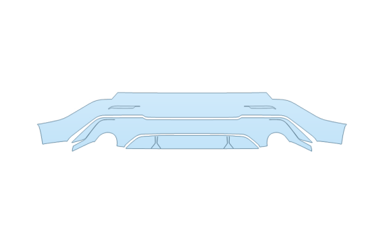 2027 ACURA ADX A-SPEC REAR BUMPER