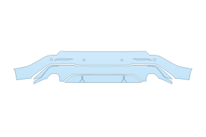 2027 ACURA ADX A-SPEC REAR BUMPER W SENSORS