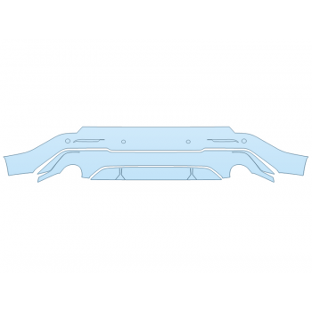 2025 ACURA ADX A-SPEC REAR BUMPER W SENSORS
