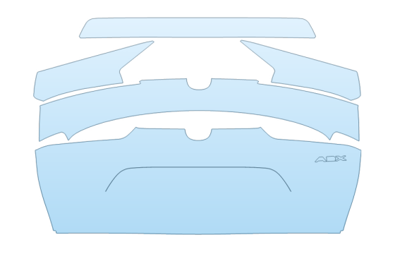 2027 ACURA ADX A-SPEC FULL REAR HATCH W/ADX EMBLEM