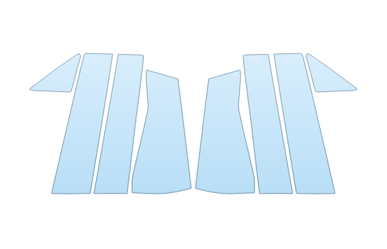 2027 ACURA ADX A-SPEC B C PILLARS