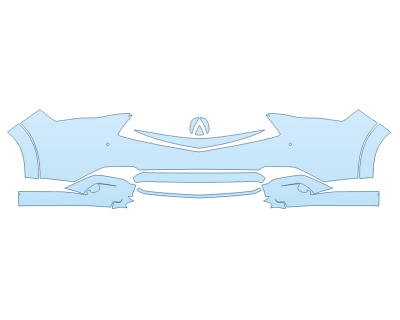 2025 ACURA ADX A-SPEC ADVANCE BUMPER W SENSORS