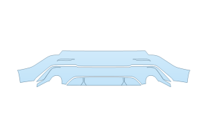 2027 ACURA ADX A-SPEC ADVANCE REAR BUMPER