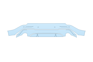 2027 ACURA ADX A-SPEC ADVANCE REAR BUMPER W SENSORS