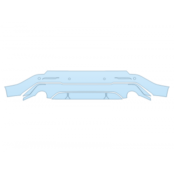 2025 ACURA ADX A-SPEC ADVANCE REAR BUMPER W SENSORS