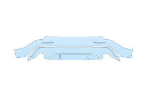 2027 ACURA ADX BASE REAR BUMPER