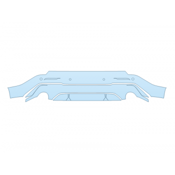 2025 ACURA ADX BASE REAR BUMPER W SENSORS