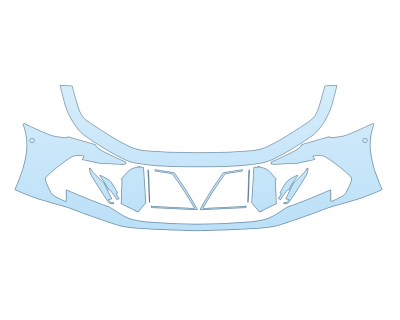 2025 AUDI RS3 SEDAN BUMPER W SENSORS