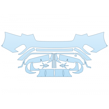 2025 AUDI RS3 SEDAN REAR BUMPER