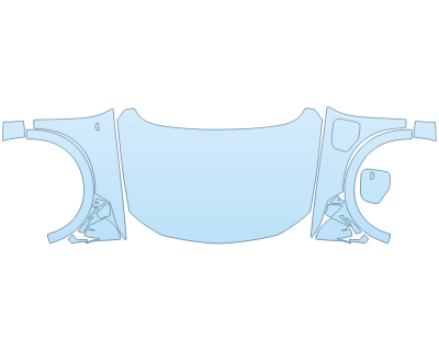 2026 CADILLAC OPTIQ LUXURY HOOD FENDERS MIRRORS FULL (WRAPPED EDGES)