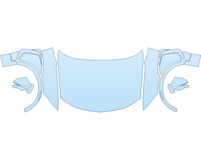 2025 CHEVROLET BLAZER EV RS HOOD FENDERS MIRRORS FULL 2025 CHEVROLET BLAZER EV RS HOOD FENDERS MIRRORS FULL