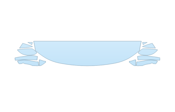 2027 CHRYSLER GRAND CARAVAN SXT HOOD FENDERS MIRRORS 18 INCH (WRAPPED EDGES) 2027 CHRYSLER GRAND CARAVAN SXT HOOD FENDERS MIRRORS 18 INCH (WRAPPED EDGES)