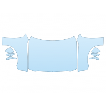 2024 DODGE CHARGER R/T HOOD FENDERS MIRRORS FULL (WRAPPED EDGES) NO BADGES