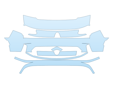2024 DODGE CHARGER SCAT PACK BUMPER