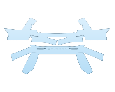 2024 DODGE CHARGER SCAT PACK REAR BUMPER