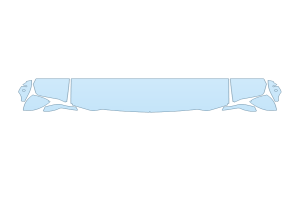 2027 DODGE CHARGER SCAT PACK HOOD FENDERS MIRRORS 18 INCH (WRAPPED EDGES)