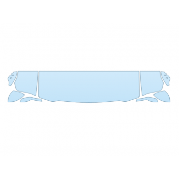 2024 DODGE CHARGER SCAT PACK HOOD FENDERS MIRRORS 24 INCH (WRAPPED EDGES)