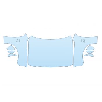 2024 DODGE CHARGER SCAT PACK HOOD FENDERS MIRRORS FULL (WRAPPED EDGES) W BADGES