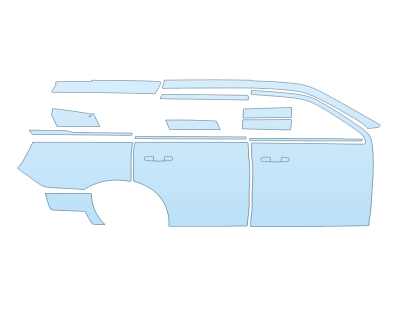 2025 FORD EXPEDITION ACTIVE FULL PASSENGER SIDE NO BADGES