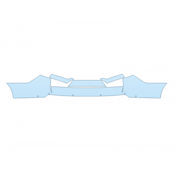 2025 FORD EXPEDITION KING RANCH MAX REAR BUMPER W SENSORS