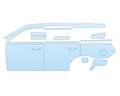 2025 FORD EXPEDITION PLATINUM FULL DRIVER SIDE NO BADGES