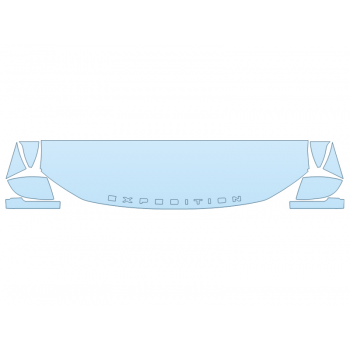 2025 FORD EXPEDITION PLATINUM MAX HOOD FENDERS MIRRORS 18 INCH (WRAPPED EDGES)