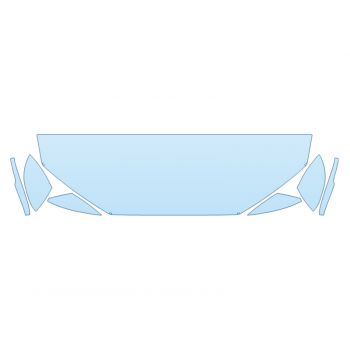 2026 FORD MUSTANG MACH-E GT HOOD FENDERS MIRRORS 18 INCH (WRAPPED EDGES)