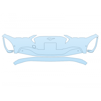 2026 FORD MUSTANG MACH-E PREMIUM BUMPER W SENSORS PLATE CUT OUT 2026 FORD MUSTANG MACH-E PREMIUM BUMPER W SENSORS PLATE CUT OUT