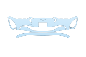 2027 FORD MUSTANG MACH-E SELECT BUMPER PLATE CUT OUT