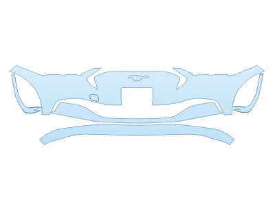 2026 FORD MUSTANG MACH-E SELECT BUMPER PLATE CUT OUT