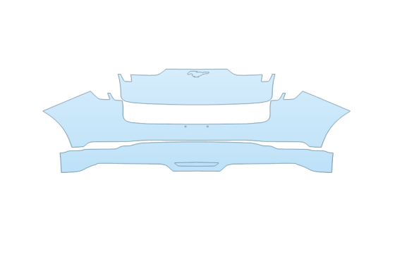 2027 FORD MUSTANG MACH-E SELECT REAR BUMPER