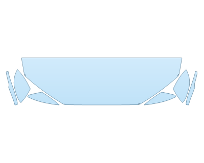 2026 FORD MUSTANG MACH-E SELECT HOOD FENDERS MIRRORS 18 INCH (WRAPPED EDGES)