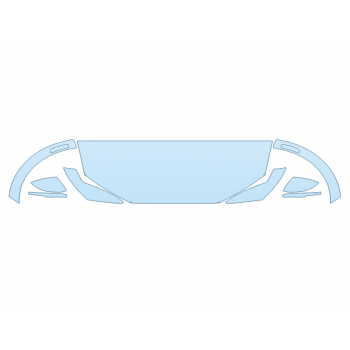 2026 FORD MUSTANG MACH-E SELECT HOOD FENDERS MIRRORS 24 INCH (WRAPPED EDGES)