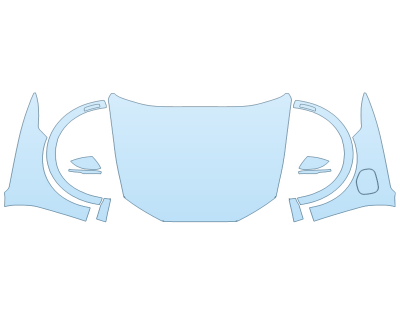 2026 FORD MUSTANG MACH-E SELECT HOOD FENDERS MIRRORS FULL (WRAPPED EDGES)