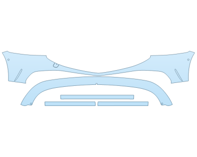 2026 GENESIS G90 3.5T E-SUPERCHARGER BUMPER W SENSORS