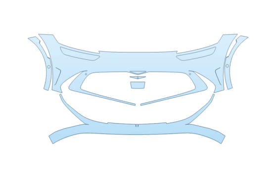 2027 GENESIS GV60 ADVANCED BUMPER W SENSORS 2027 GENESIS GV60 ADVANCED BUMPER W SENSORS