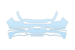 2027 GENESIS GV80 2,5T I4 REAR BUMPER