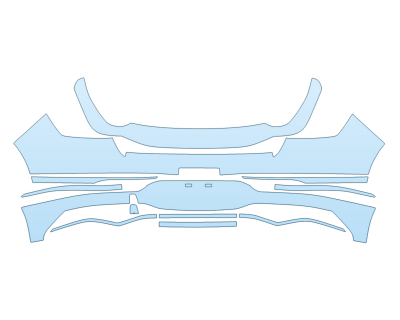 2026 GENESIS GV80 2,5T I4 REAR BUMPER
