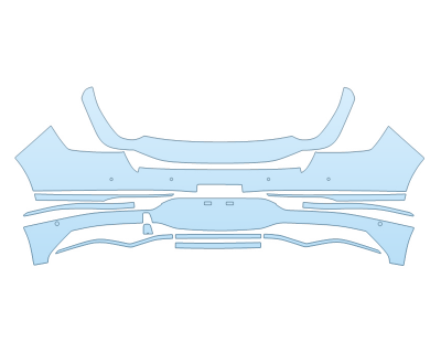2026 GENESIS GV80 2,5T I4 REAR BUMPER W SENSORS